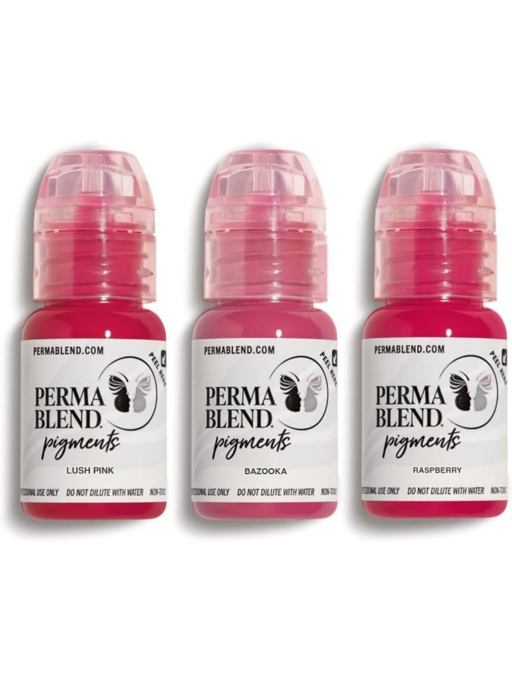 Vibrant Pink Lip Set - 0.5 oz Each, Long-Lasting Color, Perfect for All Skin